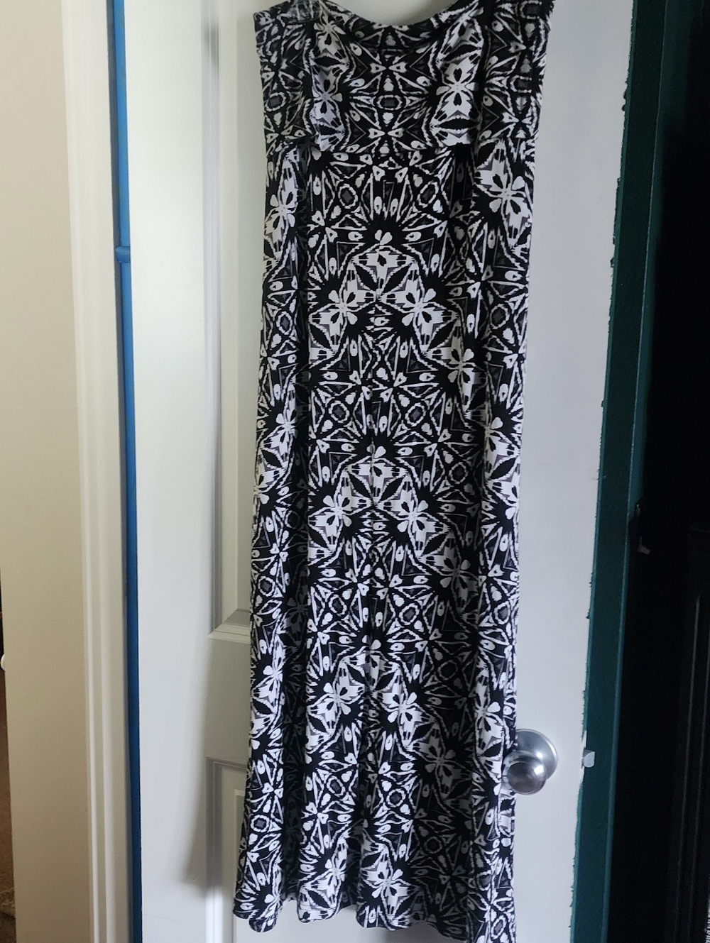 I Jeans By Buffalo Black & White Sleeveless Dress Size L
